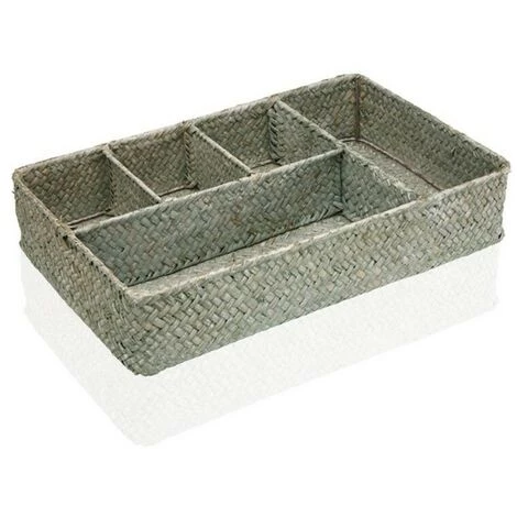 BRICOMARTEAU Organisateur Polyvalent Rotin Algues Marines (22 X 7 X 35 Cm) 6 BRICOMARTEAU Organisateur Polyvalent Rotin Algues Marines (22 X 7 X 35 Cm) – Image 4