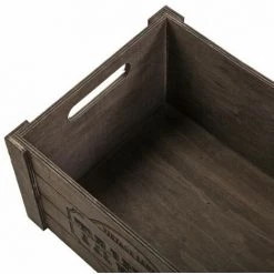 BRICOMARTEAU Set De Boîtes Décoratives Versa Tavern Vintage Bois (25 X 17 X 35 Cm) (3 Pcs) -Petit rangement Soldes Magasin 65936741 3