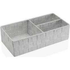 BRICOMARTEAU Boîte à Compartiments Textile (17 X 10 X 35 Cm) -Petit rangement Soldes Magasin 65937247 3