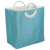 BRICOMARTEAU Panier à Linge Versa Bleu Double Polyester (30 X 54 X 50 Cm) -Petit rangement Soldes Magasin 65937891 1