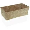 BRICOMARTEAU Panier Multi-usages Versa Rectangulaire Marron Algues Marines (16 X 10 X 30 Cm) -Petit rangement Soldes Magasin 65938116 1
