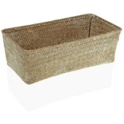 BRICOMARTEAU Panier Multi-usages Versa Rectangulaire Marron Algues Marines (16 X 10 X 30 Cm)