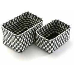 BRICOMARTEAU Jeu De Caisses De Rangement Empilables Versa Polypropylène 2 Pièces Fusion (23 X 20 X 33 Cm)