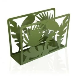 BRICOMARTEAU Porte-revues Versa Roxanne Vert Métal Fer (10 X 20 X 30 Cm)