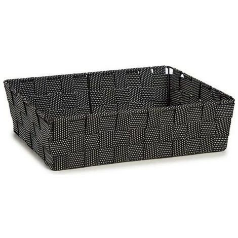 BRICOMARTEAU Panier Tissu Tressée Noir (21 X 8,5 X 34 Cm) 3 BRICOMARTEAU Panier Tissu Tressée Noir (21 X 8,5 X 34 Cm)