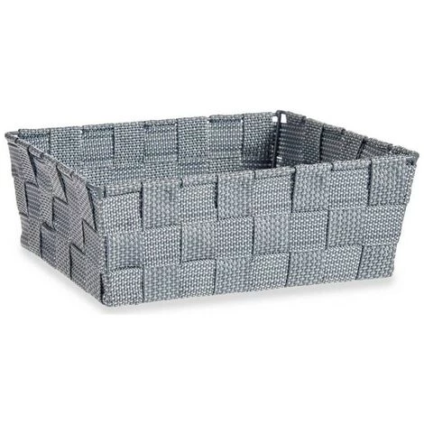 BRICOMARTEAU Panier Tissu Tressée Gris (20 X 8 X 24 Cm) 3 BRICOMARTEAU Panier Tissu Tressée Gris (20 X 8 X 24 Cm)