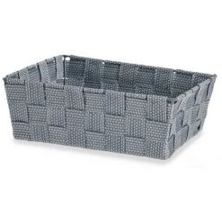 BRICOMARTEAU Panier Tissu Tressée Gris (20 X 8 X 24 Cm) 8 BRICOMARTEAU Panier Tissu Tressée Gris (20 X 8 X 24 Cm) -Petit rangement Soldes Magasin 65940864 3
