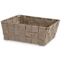 BRICOMARTEAU Panier Tissu Tressée Beige (18 X 8 X 21 Cm) 7 BRICOMARTEAU Panier Tissu Tressée Beige (18 X 8 X 21 Cm) -Petit rangement Soldes Magasin 65940962 3