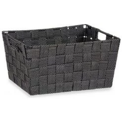 BRICOMARTEAU Panier Tissu Tressée Noir (20 X 14 X 30 Cm) -Petit rangement Soldes Magasin 65940974 4