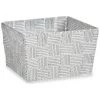 BRICOMARTEAU Panier Tissu Tressée Blanc (15 X 11 X 20 Cm) -Petit rangement Soldes Magasin 65940994 1