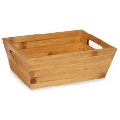 BRICOMARTEAU Boîte Multiusage Naturel Bambou (33 X 22 X 10 Cm)