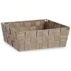BRICOMARTEAU Panier Tissu Tressée Beige (20 X 8 X 24 Cm) -Petit rangement Soldes Magasin 65941605 1