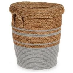 BRICOMARTEAU Panier Gris Marron Algues Marines (36 X 43 X 36 Cm)
