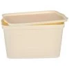 BRICOMARTEAU Boîte De Rangement Avec Couvercle Crème Plastique (29,3 X 24,5 X 45 Cm) -Petit rangement Soldes Magasin 65995922 1
