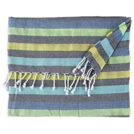 BRICOMARTEAU Foulard Multi-usages Rayures Vert (170 X 90 Cm) 3 BRICOMARTEAU Foulard Multi-usages Rayures Vert (170 X 90 Cm)