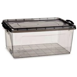 BRICOMARTEAU Boîte De Rangement Avec Couvercle Anthracite Plastique (32 X 20,5 X 50 Cm) -Petit rangement Soldes Magasin 65996500 4