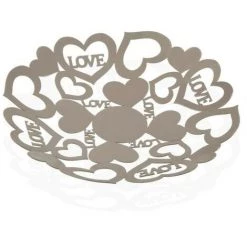 BRICOMARTEAU Coupe à Fruits Versa Cozy Métal Acier (29 X 4,5 X 29 Cm)