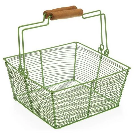 BRICOMARTEAU Coupe à Fruits Versa Carré Menthe Métal Bois Acier (22,5 X 10 X 22,5 Cm) 3 BRICOMARTEAU Coupe à Fruits Versa Carré Menthe Métal Bois Acier (22,5 X 10 X 22,5 Cm)