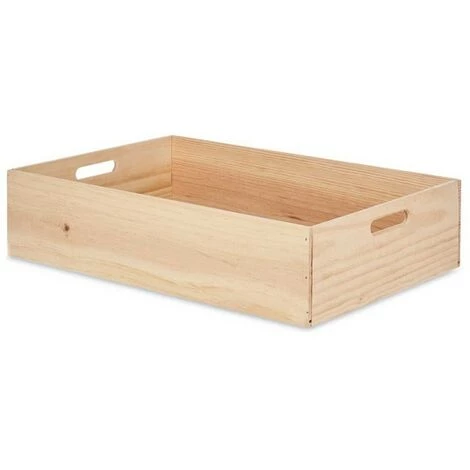 BRICOMARTEAU Boîte Multiusage Naturel Bois De Pin (40 X 14 X 60 Cm) 3 BRICOMARTEAU Boîte Multiusage Naturel Bois De Pin (40 X 14 X 60 Cm)