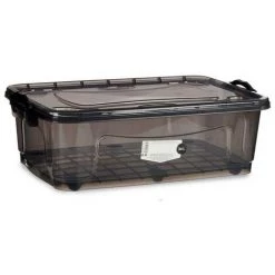 BRICOMARTEAU Boîte De Rangement Avec Des Roues Anthracite Plastique (40 X 20,5 X 63 Cm)