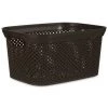 BRICOMARTEAU Panier Marron Plastique (19,2 X 14 X 27 Cm) 2 BRICOMARTEAU Panier Marron Plastique (19,2 X 14 X 27 Cm) -Petit rangement Soldes Magasin 66007548 1