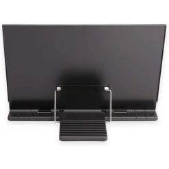 LTS FAFA Étagère En Métal Noir Une Pièce - Étagère Portable Pliable Pour La Lecture - Support Réglable Pour Livres De Cuisine Ou Cahiers - Bureau -Petit rangement Soldes Magasin 66093329 3