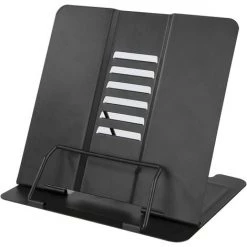 DENUOTOP Support De Lecture, Livre Stand Pour Livre De Cuisine, Porte-Livre En Métal Pliable Enfant Pour Recette, Manuel, Partitions, Tablature, IPad, Peinture, Document, 6 Angle Réglable Et Pliable