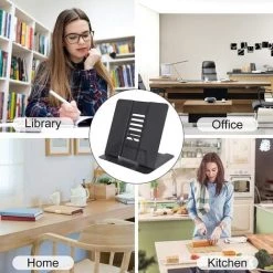 DENUOTOP Support De Lecture, Livre Stand Pour Livre De Cuisine, Porte-Livre En Métal Pliable Enfant Pour Recette, Manuel, Partitions, Tablature, IPad, Peinture, Document, 6 Angle Réglable Et Pliable 10 DENUOTOP Support De Lecture, Livre Stand Pour Livre De Cuisine, Porte-Livre En Métal Pliable Enfant Pour Recette, Manuel, Partitions, Tablature, IPad, Peinture, Document, 6 Angle Réglable Et Pliable -Petit rangement Soldes Magasin 66165356 4