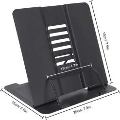 DENUOTOP Support De Lecture, Livre Stand Pour Livre De Cuisine, Porte-Livre En Métal Pliable Enfant Pour Recette, Manuel, Partitions, Tablature, IPad, Peinture, Document, 6 Angle Réglable Et Pliable 11 DENUOTOP Support De Lecture, Livre Stand Pour Livre De Cuisine, Porte-Livre En Métal Pliable Enfant Pour Recette, Manuel, Partitions, Tablature, IPad, Peinture, Document, 6 Angle Réglable Et Pliable -Petit rangement Soldes Magasin 66165356 5