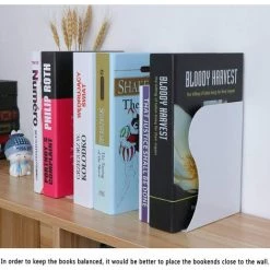 FVO Serre-livres En Métal Réglable En Fer Pour La Maison, Le Bureau, L'école, La Bibliothèque,blanc 10 FVO Serre-livres En Métal Réglable En Fer Pour La Maison, Le Bureau, L'école, La Bibliothèque,blanc -Petit rangement Soldes Magasin 66307746 4