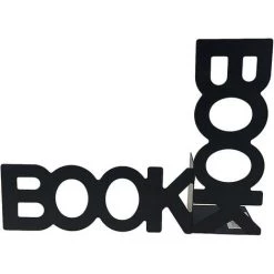 Cisea Serre-livres Verticaux Antidérapants En Métal Solide Pour La Maison, Le Bureau, L'étude Et Les étagères (noir) -Petit rangement Soldes Magasin 66351675 3