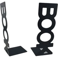 Cisea Serre-livres Verticaux Antidérapants En Métal Solide Pour La Maison, Le Bureau, L'étude Et Les étagères (noir) -Petit rangement Soldes Magasin 66351675 5