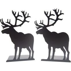 Cisea Serre-livres En Métal Antidérapant Avec Motif - Noir -Petit rangement Soldes Magasin 66351948 5