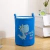 BF Panier De Rangement Motif Dinosaure Mignon Panier à Linge Grande Boîte De Rangement Pliable En Lin Et Coton Bleu -Petit rangement Soldes Magasin 66353571 1