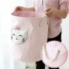 BF Panier à Linge Pliable Grande Boîte De Rangement En Tissu Panier à Linge Débris Vêtements Sales Panier Spécial Chat/rose -Petit rangement Soldes Magasin 66354115 1