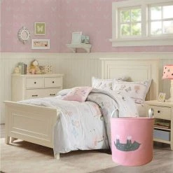 BF Panier à Linge Boîte De Rangement Pliable Chambre De Filles Panier À Linge Sac En Tissu Organiser Le Stockage De Jouets De Vêtements - Rose -Petit rangement Soldes Magasin 66354171 4