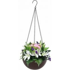 ZHUOXUAN Lot De 2 Paniers Suspendus En Tricot Pour Plantes Suspendues Gris/blanc/rouge/bleu/marron 9 ZHUOXUAN Lot De 2 Paniers Suspendus En Tricot Pour Plantes Suspendues Gris/blanc/rouge/bleu/marron -Petit rangement Soldes Magasin 66355887 3