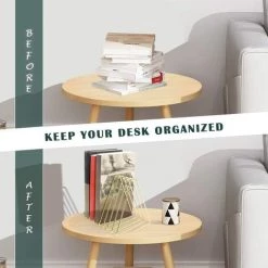 Serre-livres, Cale Livre En Métal, Serre Livre Rétractable Triangulaire, Serre Livres Pour Enfants, Bureaux, Écoles, Salons, Librairie Et Bibliothèque (Or) 17*17cm,Adélala -Petit rangement Soldes Magasin 66382754 5