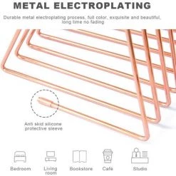 BRIDAY Tyelany Serre-livres Robustes, Serre-livres Rétractable Triangulaire 1 Pièce, Serre-livres En Métal, Extrémités De Livre Créatives, Pas Facile à Décolorer, Durable, Pour Lécole, Maison, Bureau (Noir) -Petit rangement Soldes Magasin 66437593 4