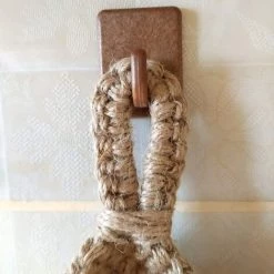 OUSUDELA Paniers De Fruits Et Légumes Suspendus Au Mur, Corbeille De Fruits Ou De Légumes Tissée à La Main En Forme De Goutte D'eau De Jute, Panier De Rangement Suspendu De Cuisine (S) -Petit rangement Soldes Magasin 66651945 5