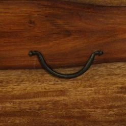 LES TENDANCES Coffre De Rangement Sesham Massif Foncé Laqué Et Ciré Vahina -Petit rangement Soldes Magasin 66900979 4