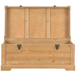 LES TENDANCES Coffre De Rangement Avec Coussin 80x40x40 Cm MDF 9 LES TENDANCES Coffre De Rangement Avec Coussin 80x40x40 Cm MDF -Petit rangement Soldes Magasin 66906289 3