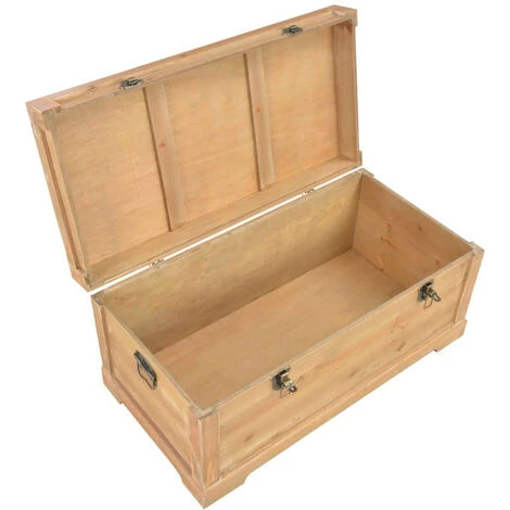 LES TENDANCES Coffre De Rangement Avec Coussin 80x40x40 Cm MDF 6 LES TENDANCES Coffre De Rangement Avec Coussin 80x40x40 Cm MDF – Image 4