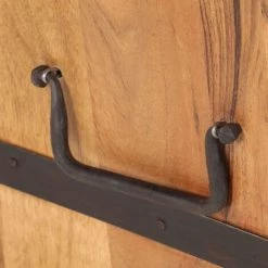 LES TENDANCES Coffre 90x40x40 Cm Bois D'acacia Solide -Petit rangement Soldes Magasin 66908414 3