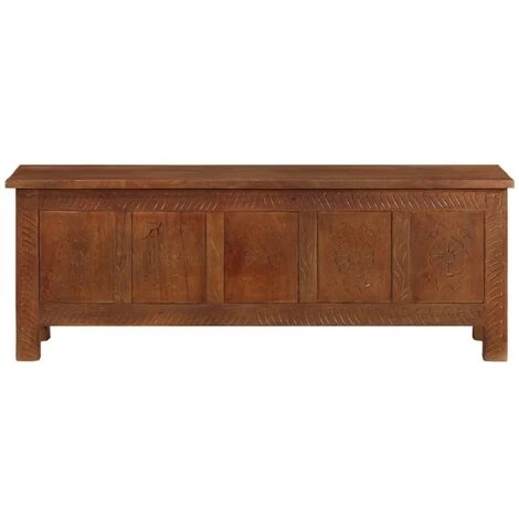LES TENDANCES Boîte De Rangement 110x30x40 Cm Bois De Manguier Solide 6 LES TENDANCES Boîte De Rangement 110x30x40 Cm Bois De Manguier Solide – Image 4