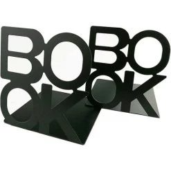 Cisea Serre-livres Antidérapants Serre-livres Pour La Cuisine De Bureau à Domicile Noir