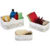 Relaxdays Panier De Rangement Bambou Et Tissu, Lot De 3, Corbeilles Salle De Bain, 3 Tailles Différentes, Blanc/gris 2 Relaxdays Panier De Rangement Bambou Et Tissu, Lot De 3, Corbeilles Salle De Bain, 3 Tailles Différentes, Blanc/gris -Petit rangement Soldes Magasin 67143546 1