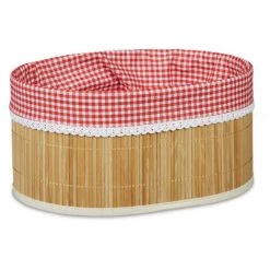 RELAXDAYS 4x Corbeilles à Pain, Panier En Bambou Avec Tissu, Croissants, Panière Fruit H X L X P : 16,5 X 33,5 X 23,5 Cm, Nature 8 RELAXDAYS 4x Corbeilles à Pain, Panier En Bambou Avec Tissu, Croissants, Panière Fruit H X L X P : 16,5 X 33,5 X 23,5 Cm, Nature -Petit rangement Soldes Magasin 67268493 2