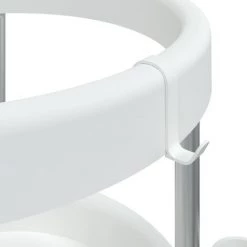 TRUE DEAL Chariot De Ménage Avec Panier De Rangement Aluminium -Petit rangement Soldes Magasin 67296767 5