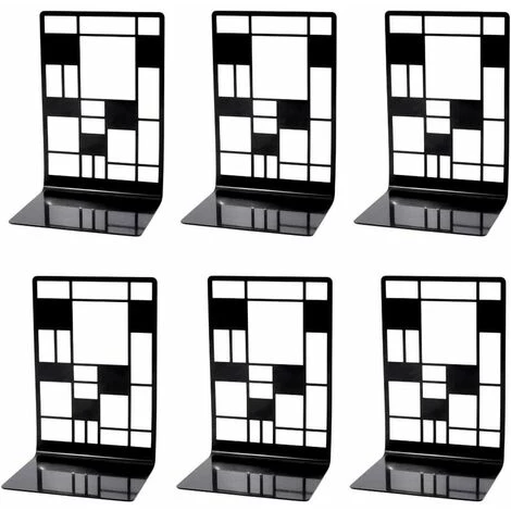 KAEJYIUT Extrémités De Livre, Serre-livres, Bouts De Livre Pour étagères, Serre-livres Robuste En Métal Antidérapant 3 Paires Pour Livres Lourds, Support Décoratif De Séparateur De Livre, Supports De Butoir De Livre De Conception D'art Abstrait Pour Le Bureau, La 3 KAEJYIUT Extrémités De Livre, Serre-livres, Bouts De Livre Pour étagères, Serre-livres Robuste En Métal Antidérapant 3 Paires Pour Livres Lourds, Support Décoratif De Séparateur De Livre, Supports De Butoir De Livre De Conception D'art Abstrait Pour Le Bureau, La